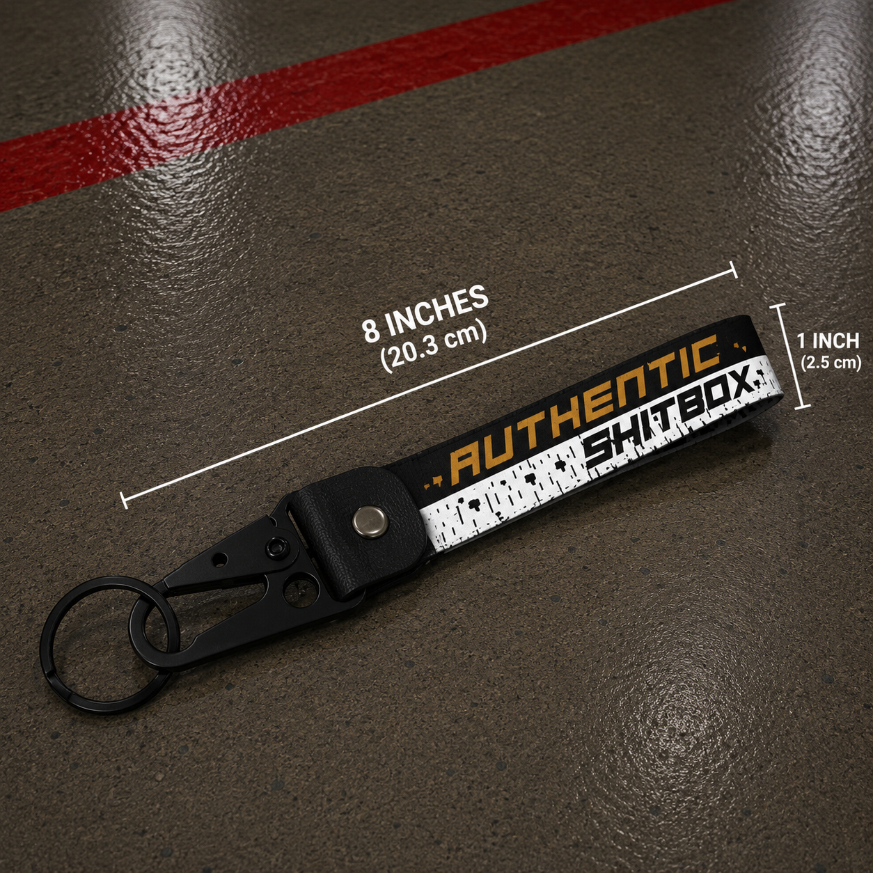 Authentic Shit box car key chain