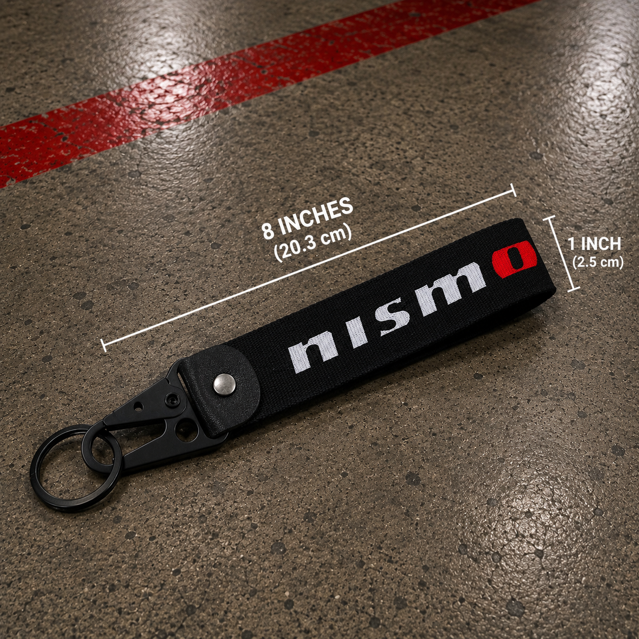 Nismo Keychain Wrist Strap, JDM Car Keychain, Racing Key Lanyard, Nissan Performance Keychain, Drift Car Accessories, Turbo Car Gift, Automotive Key Strap, Car Enthusiast Gift, Racing Inspired Key Holder, Vehicle Key Ring, Black Wrist Lanyard
