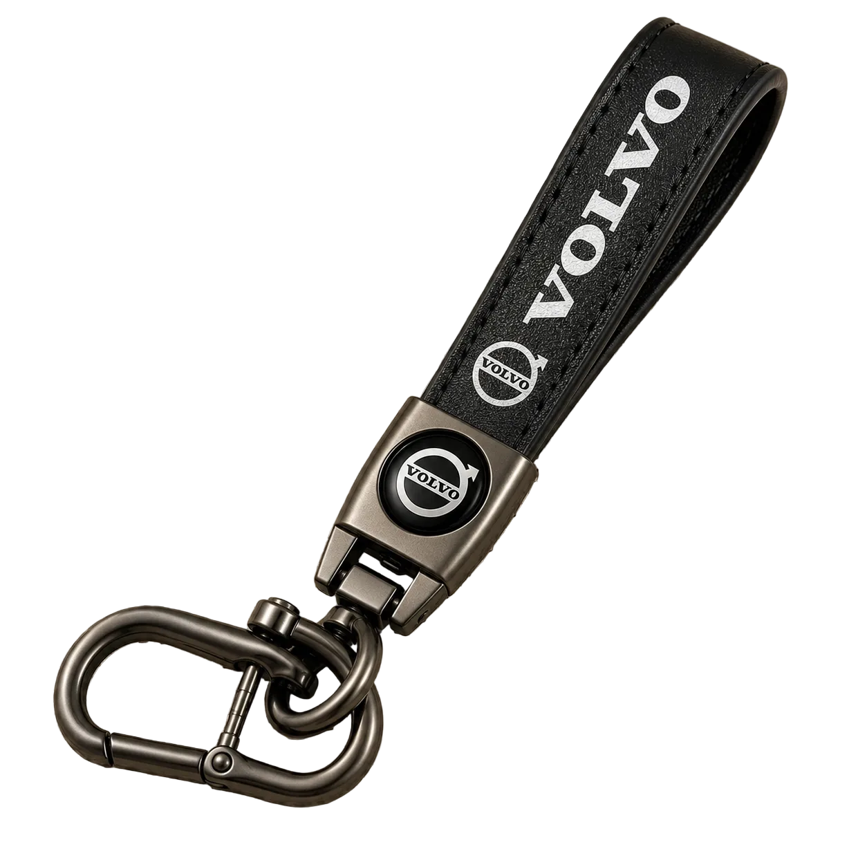 Volvo Premium Leather Keychain