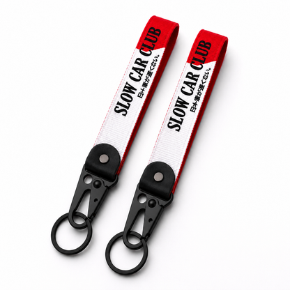 Alternate Slow car club jdm car automotive keychain