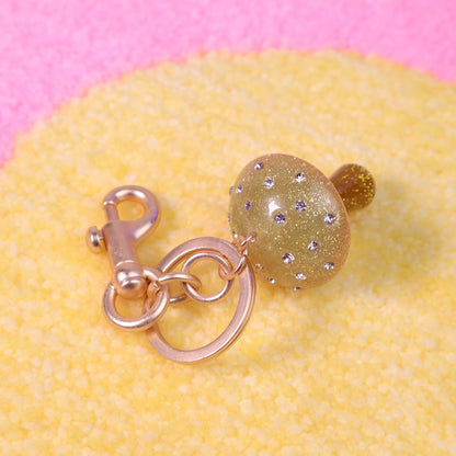 Mushroom Keychain Charm