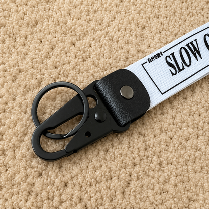 Slow car club jdm car automotive keychain