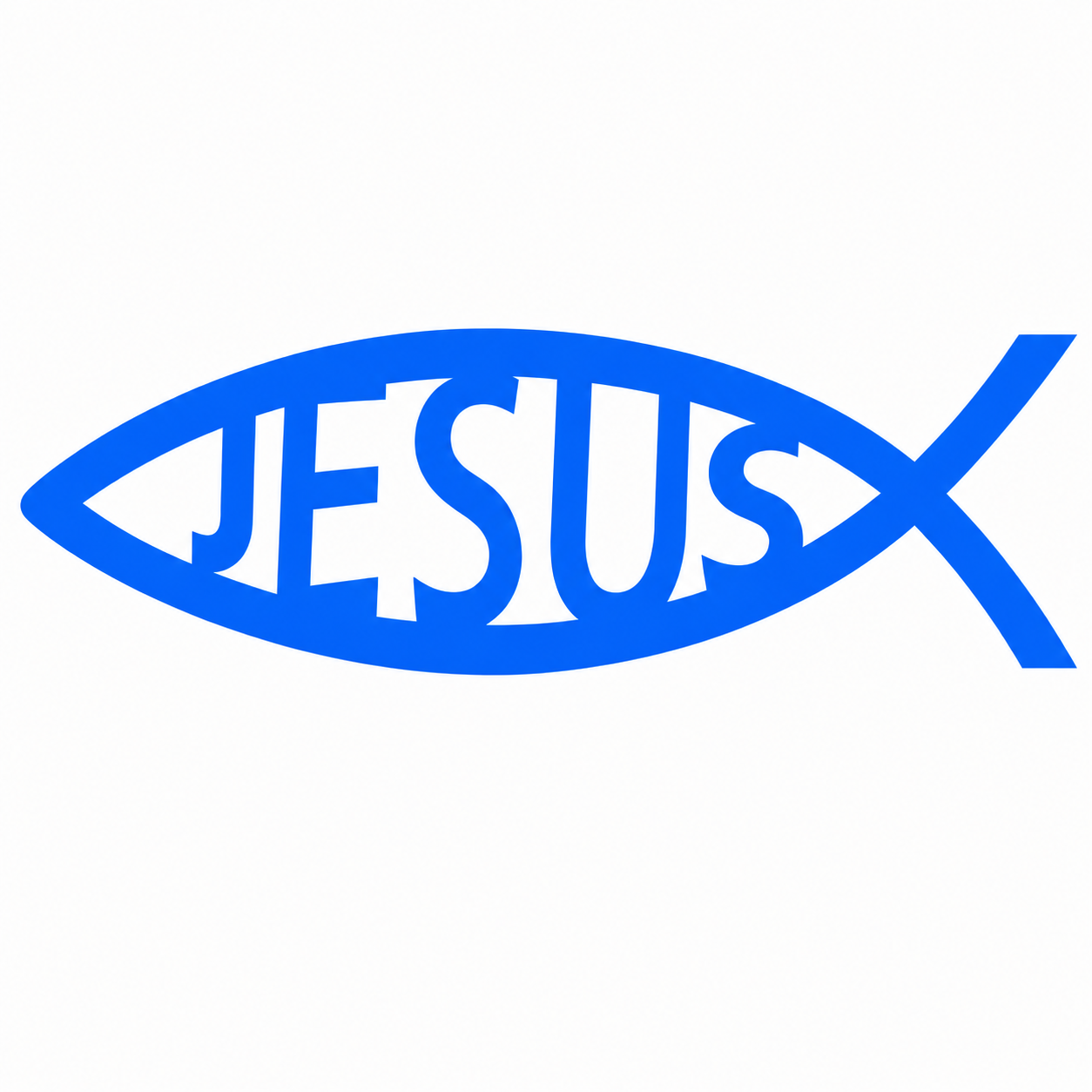 Jesus Fish Vehicle Vinyl Decal (#D06)