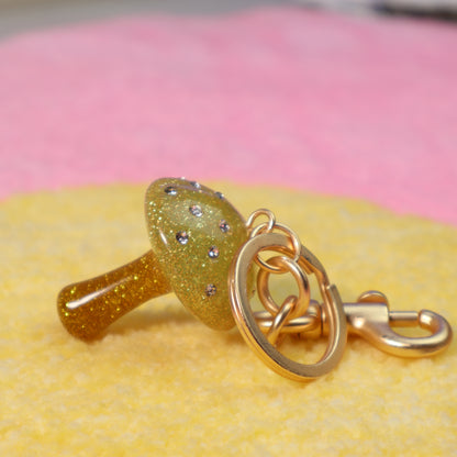 Mushroom Keychain Charm