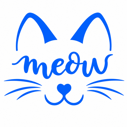 Meow Cat Vehicle Vinyl Decal (#D19)