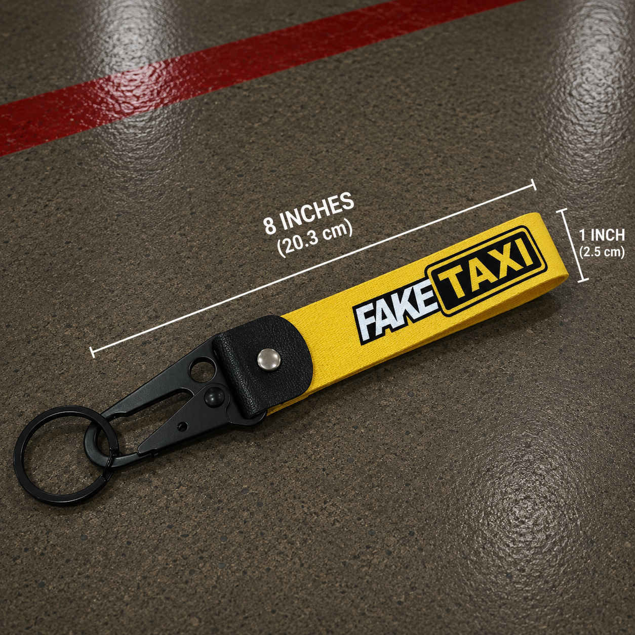 Fake taxi car club jdm car automotive Keychain for Summer, Anti-lost Wristband Keychain, Universal Portable Car Keychain for Men & Women, Auto Key Decoration, Keychain Lanyard, Car Accessories, Wristlet Strap Key, Car Key Chains