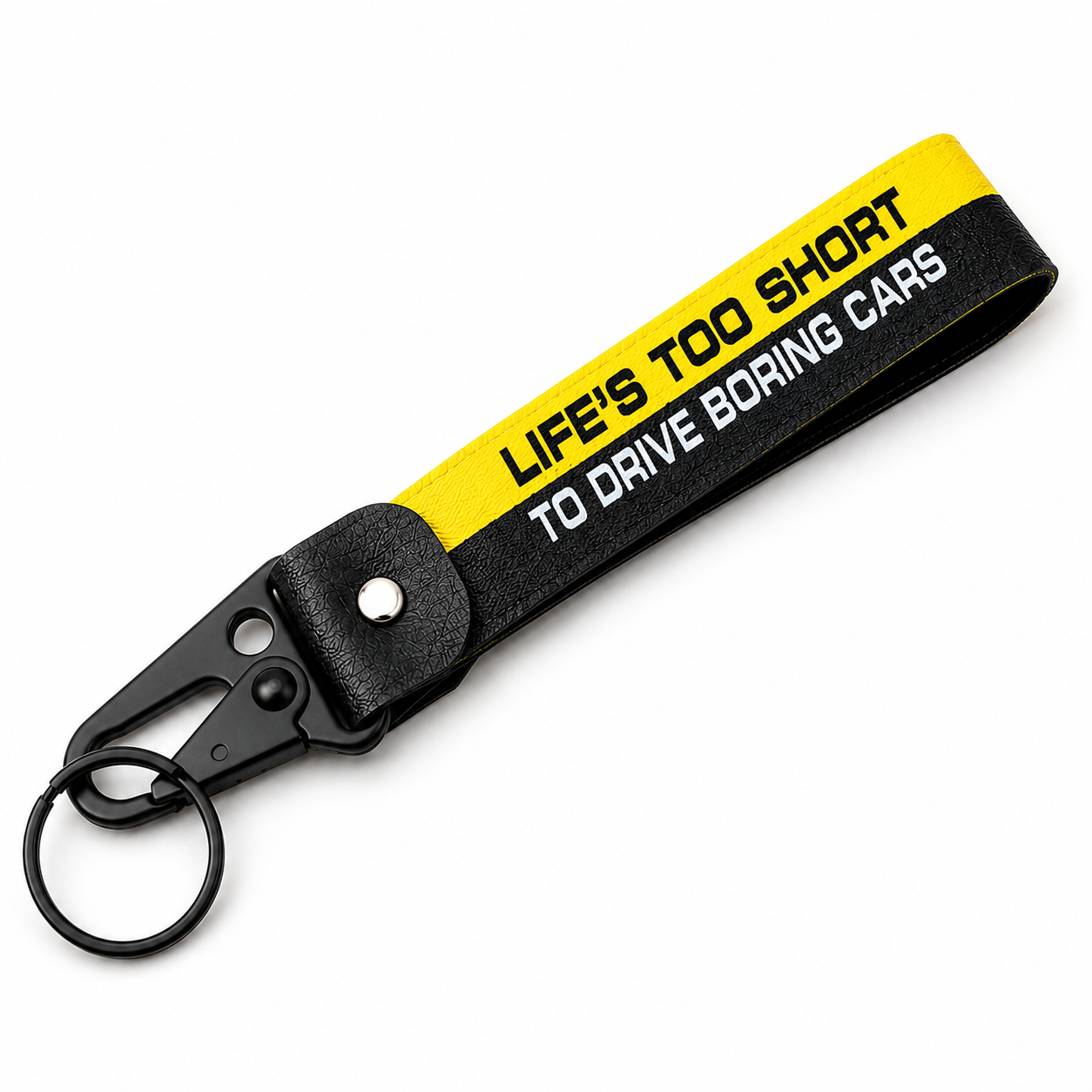 Life’s Too Short To Drive Boring Cars Keychain, Funny Car Lover Gift, JDM Racing Keychain, Automotive Wrist Strap, Car Enthusiast Accessory, Drift Keychain, Turbo Car Gift, Mechanic Gift, Racing Inspired Key Holder, Vehicle Key Ring