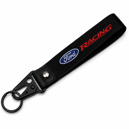 Ford Racing Wristlet Keychain
