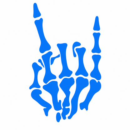 Skeleton Hand Vehicle Vinyl Decal (#D02)