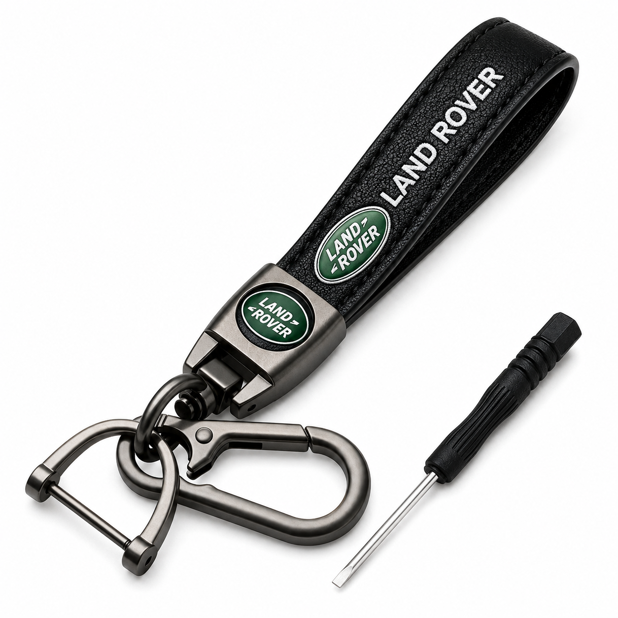 Land Rover Premium Leather Keychain