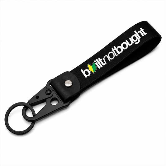 Built Not Bought Wristlet Keychain