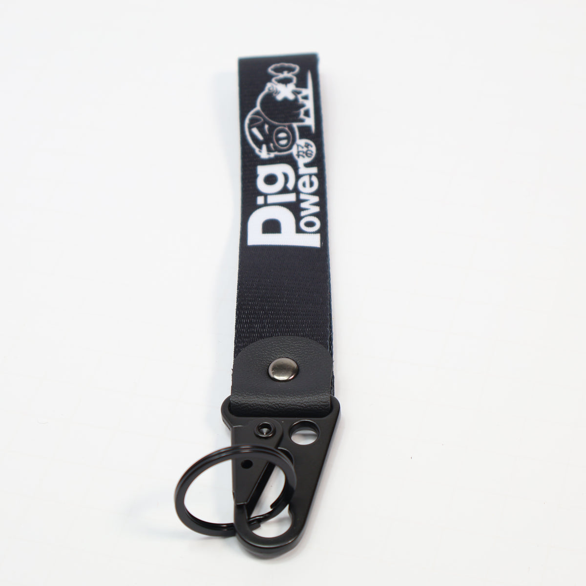 Pig Power Wristlet Keychain