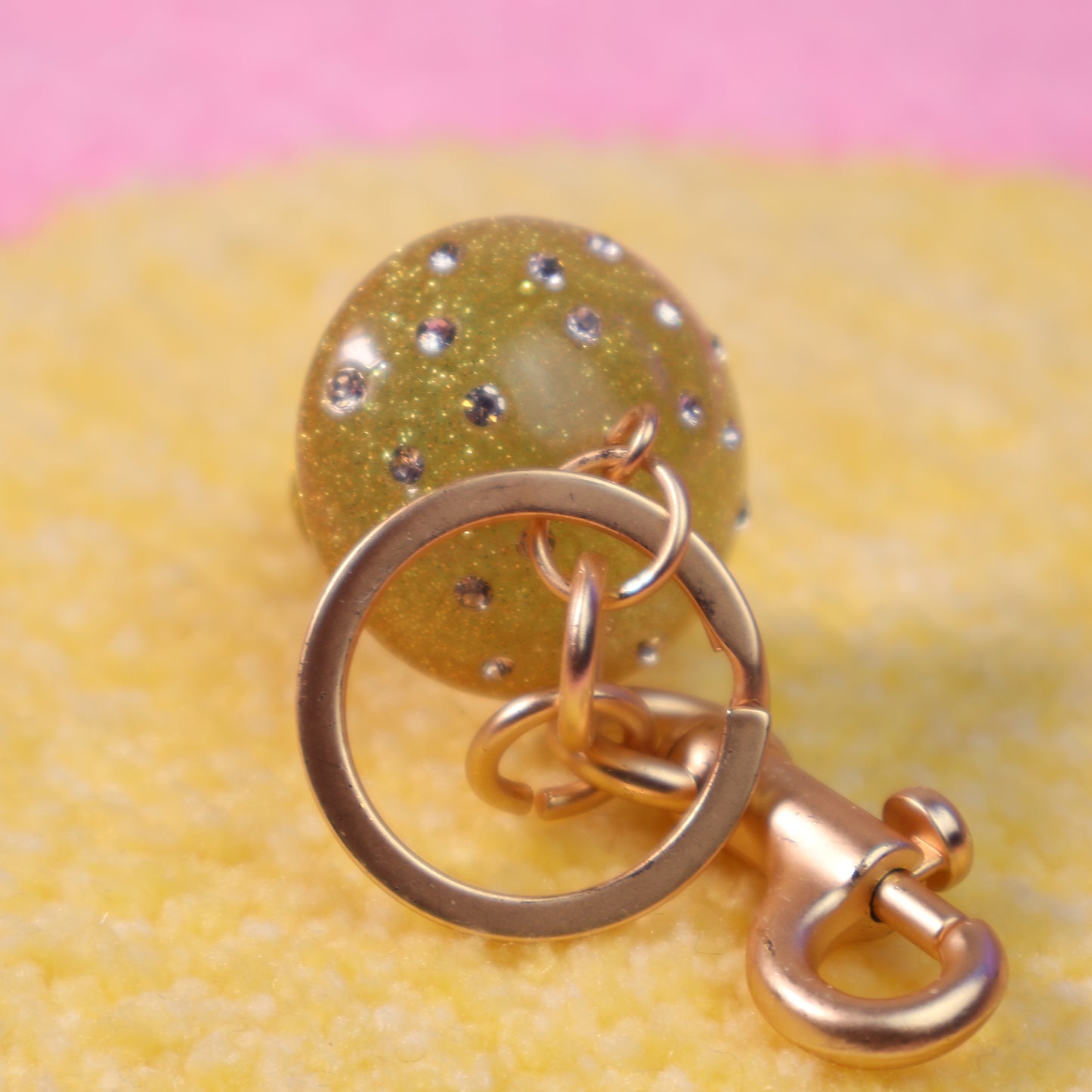 Mushroom Keychain Charm