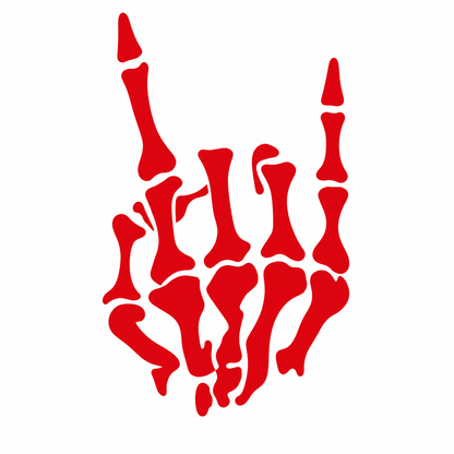 Skeleton Hand Vehicle Vinyl Decal (#D02)