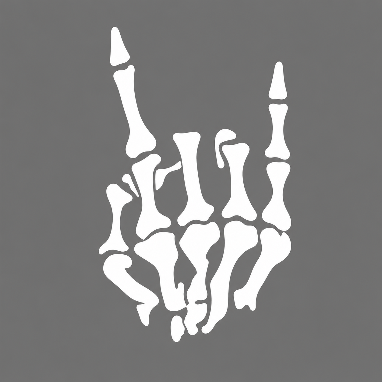 Skeleton Hand Vehicle Vinyl Decal (#D02)