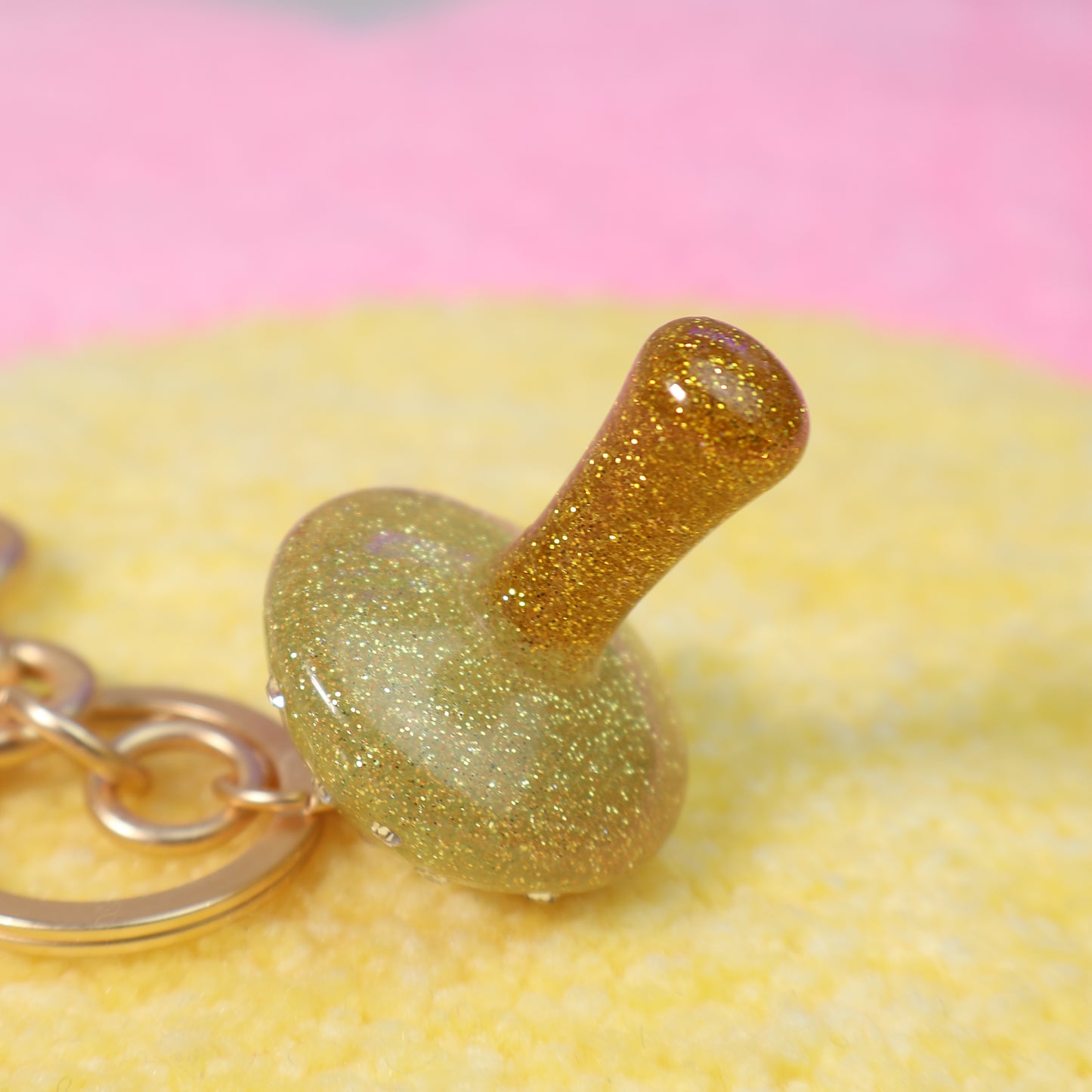 Mushroom Keychain Charm