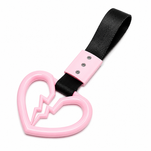 JDM Tsurikawa Broken Heart Handle Strap