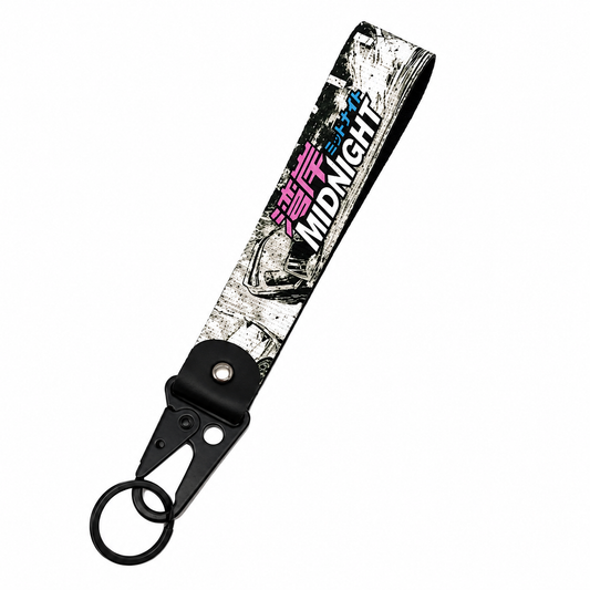Midnight Racing Wristlet Keychain